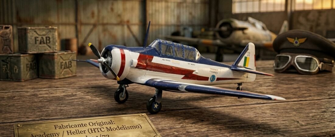 Nostalgia e Evolução:O T-6 Texan da Esquadrilha da Fumaça / Nostalgia and Evolution: The Smoke Squadron T-6 Texan (1/72)