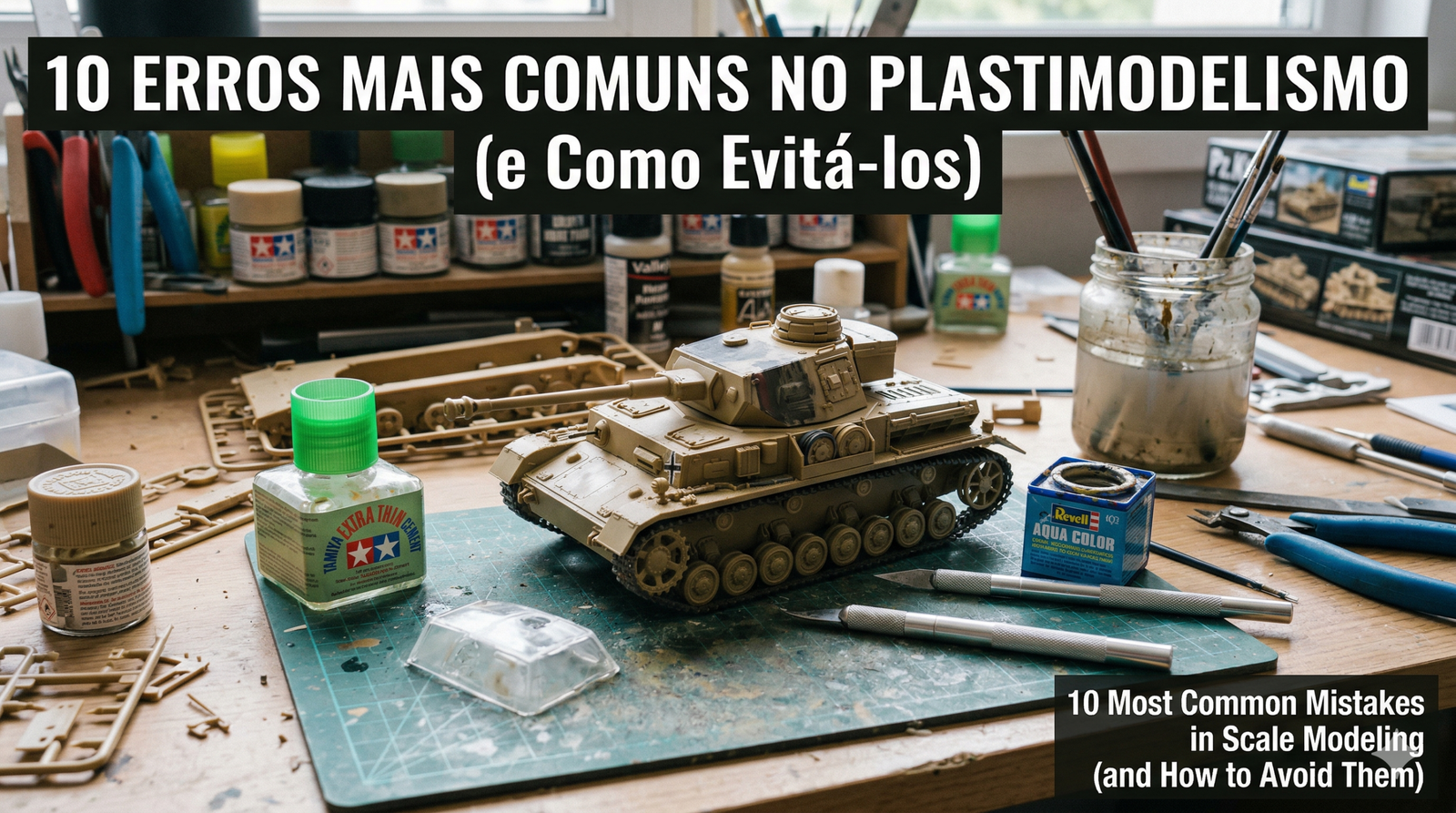 10 Erros Mais Comuns no Plastimodelismo (e Como Evitá-los) / 10 Most Common Mistakes in Scale Modeling (and How to Avoid Them)