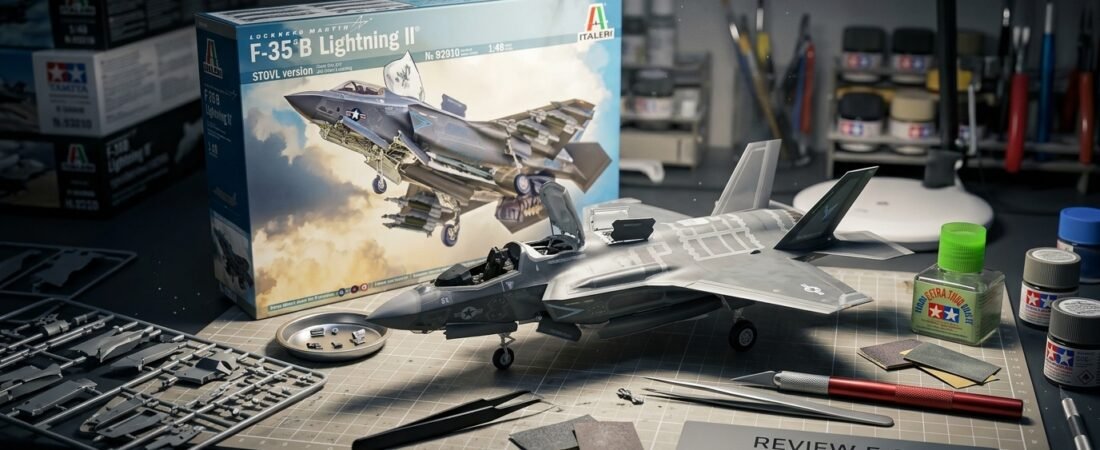 Review F-35 B Lightning II – Italeri – 1/48
