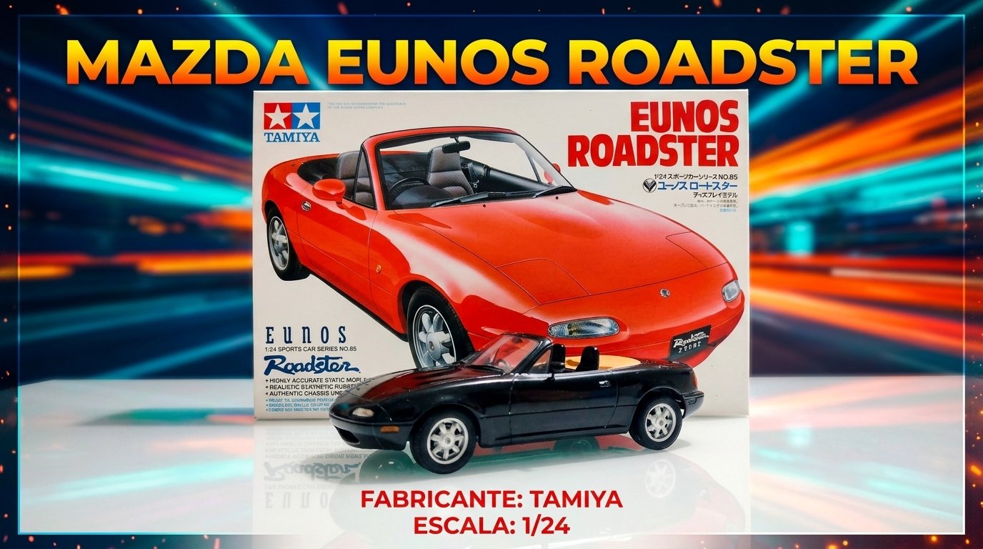 Mazda Eunos Roadster Tamiya 1/24 – Galeria do Modelo Finalizado