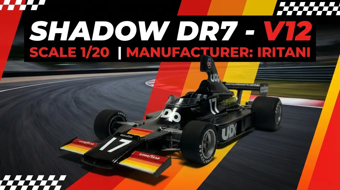 Shadow DR7 – V12: A elegância brutal da Fórmula 1 clássica