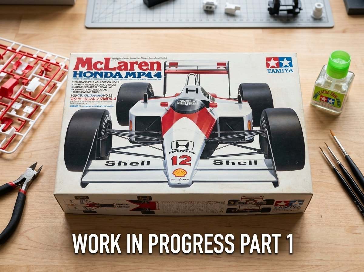 Montagem: Mclaren Mp4/4 – parte 1
