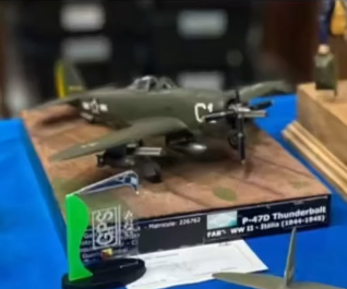 Modelos de aviões expostos no 2º Open de Sorocaba