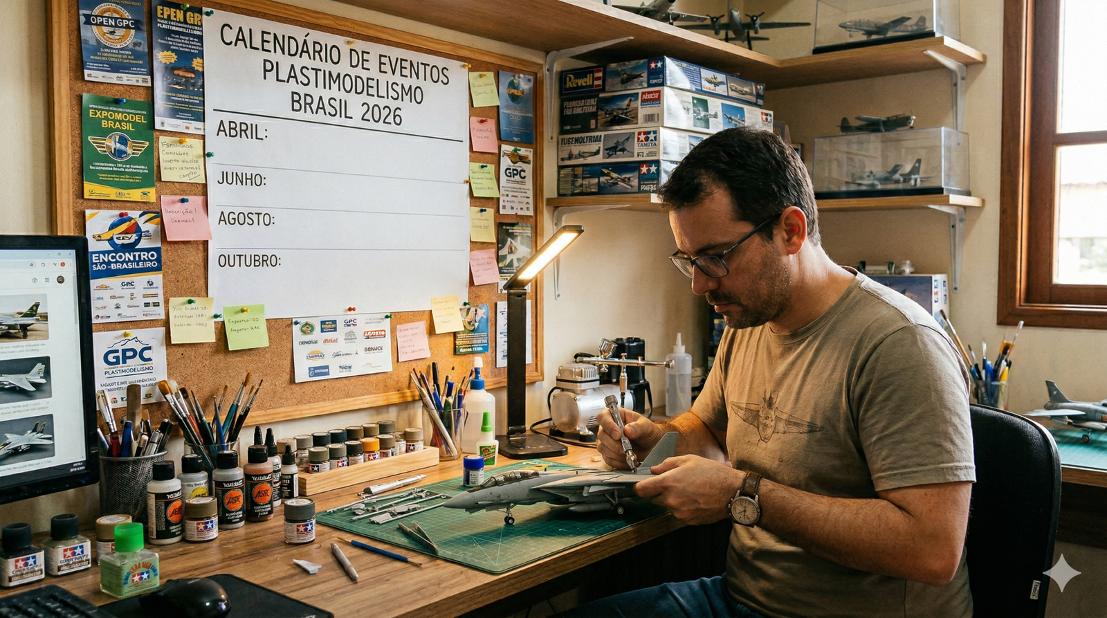 Calendário de Eventos de Plastimodelismo 2026 no Brasil | Milk Plastimodelismo