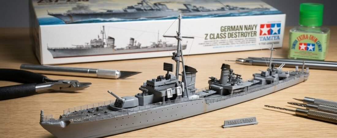 German Destroyer Z-Class Tamiya 1/700