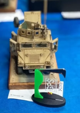 Modelos de militaria expostos no 2º Open de Sorocaba