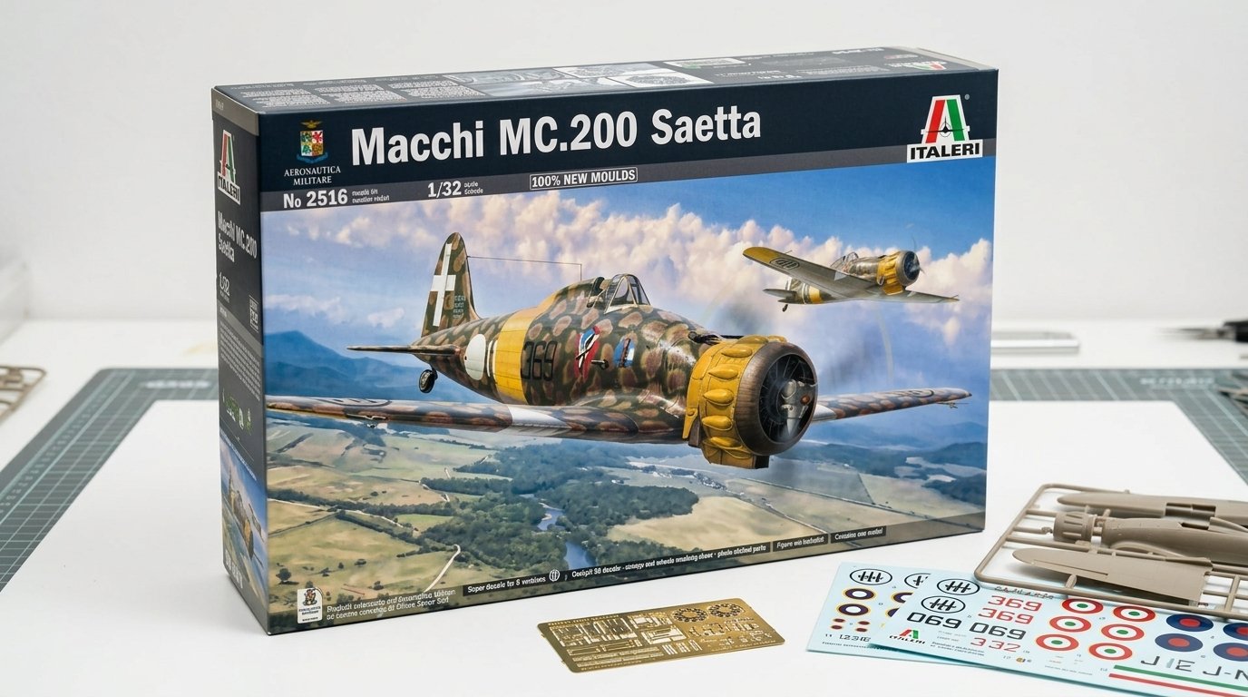 Capa MACCHI MC.200 SAETTA ITALERI 132
