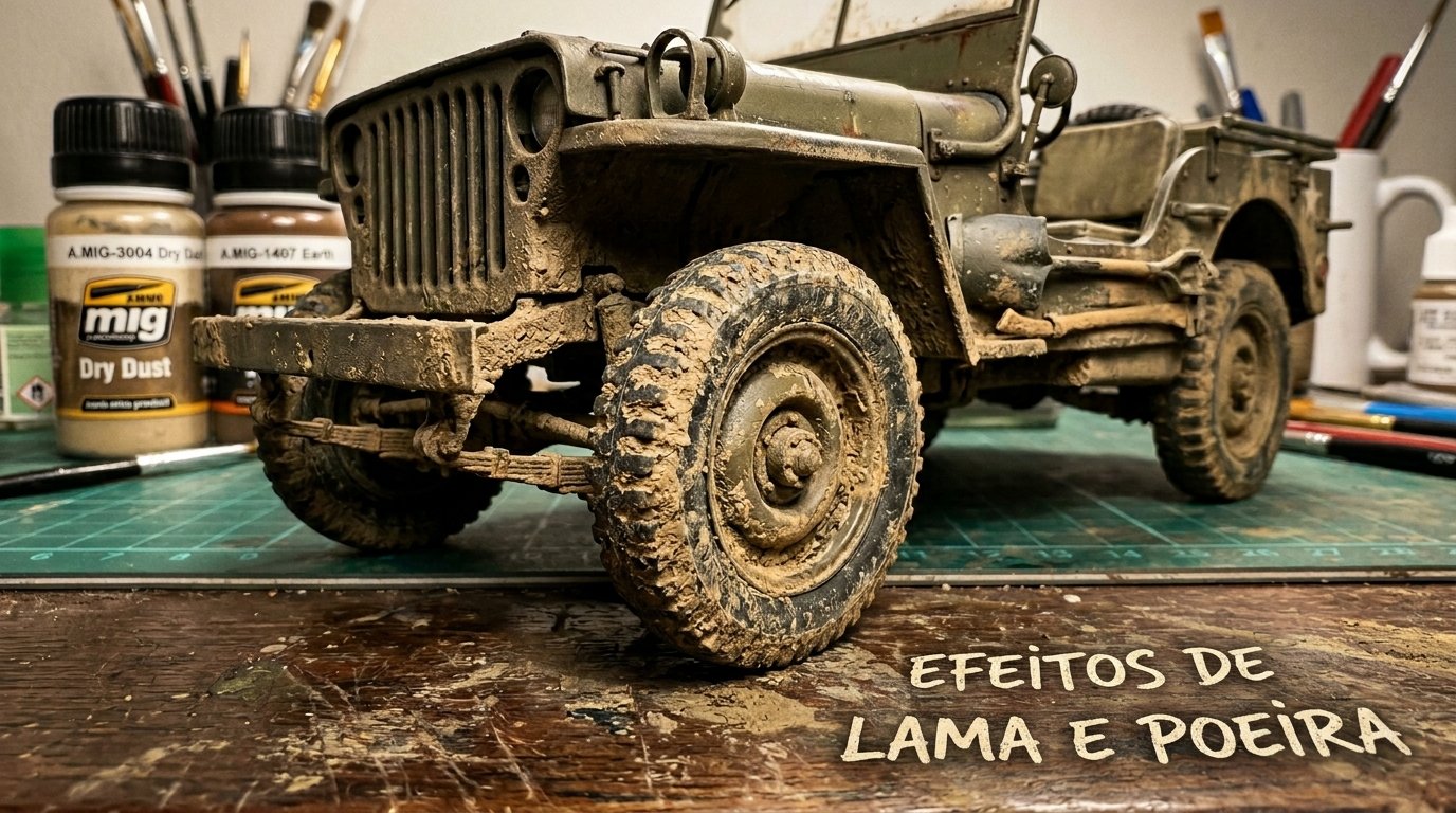 5 Técnicas Incríveis para Efeitos de Lama e Poeira no Plastimodelismo