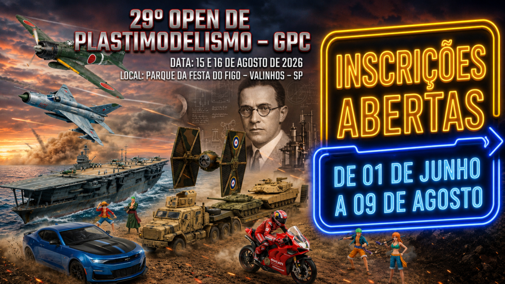 Imagem de abertas as inscrições para o 29 Open GPC