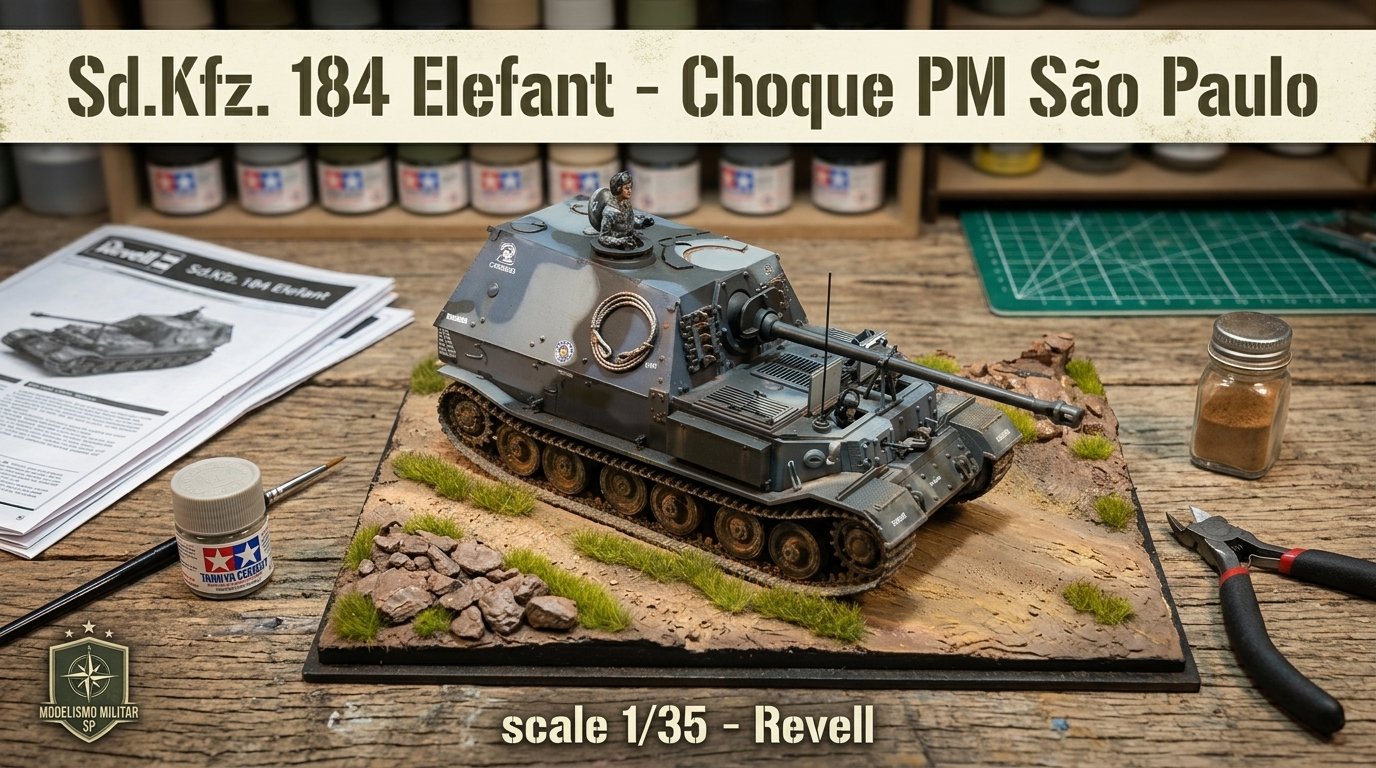 Capa post Sd.Kfz. 184 Elefant Revell 1/35