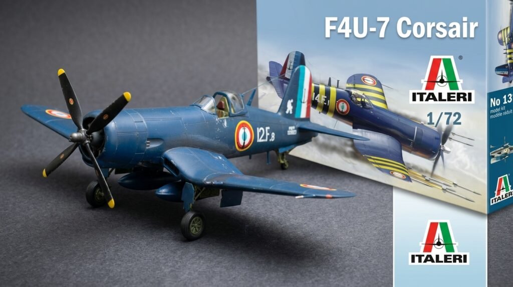 Capa da Montagem do F4U-7 CORSAIR ITALERI 1/72