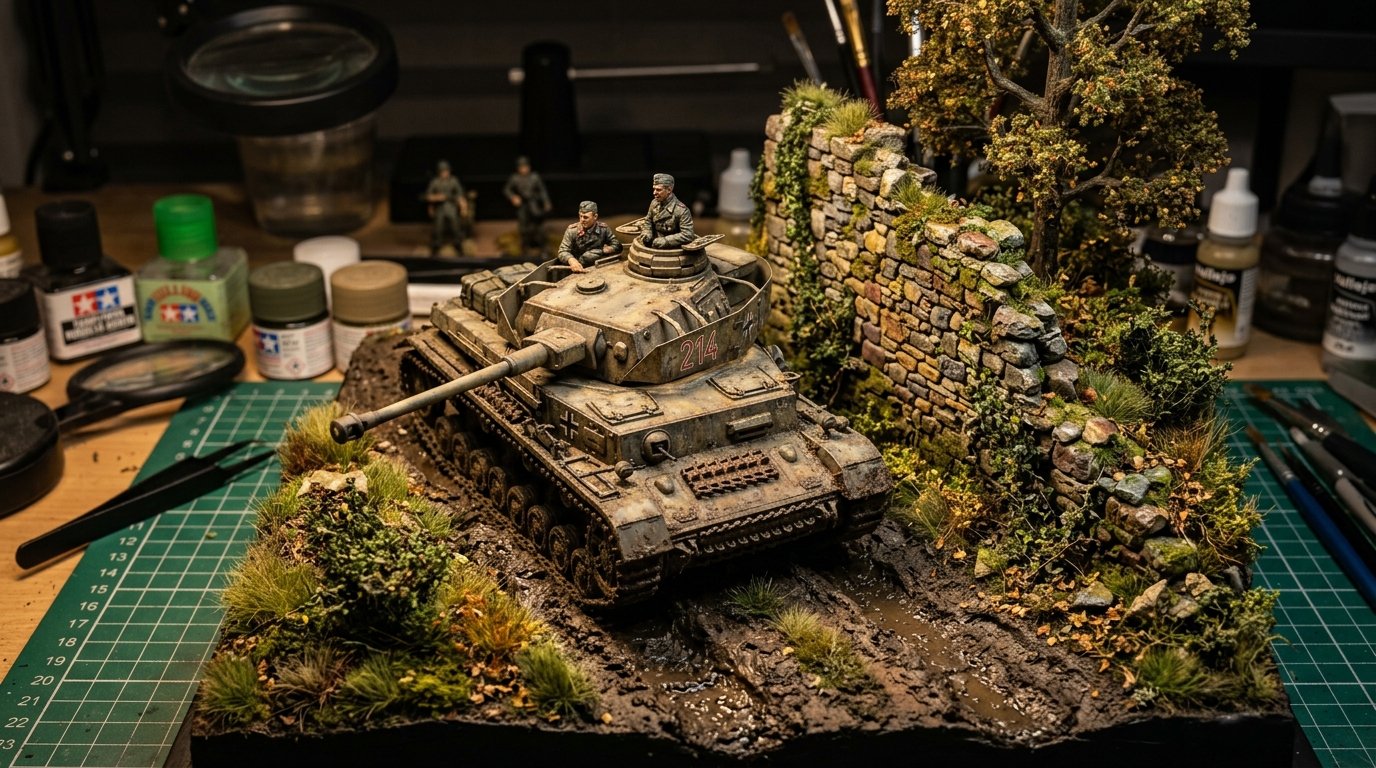 Capa de como criar um diorama