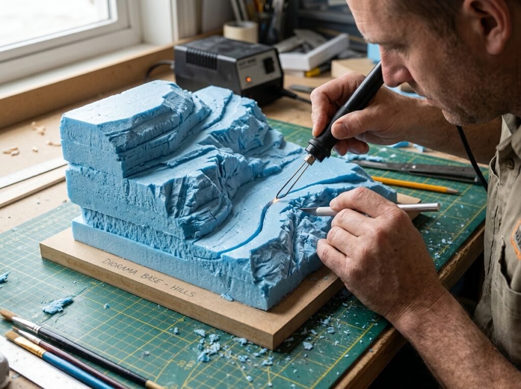 Base ideal de como construir um diorama completo
